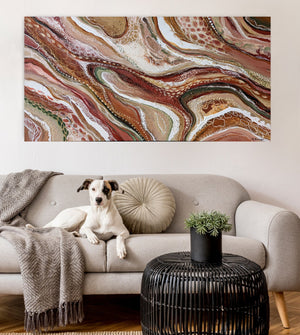 SOLD Rustic Gum Entwined 120 x 60 cm