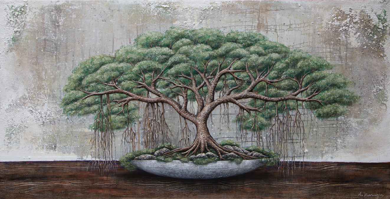 Holding on -Fig Bonsai SOLD