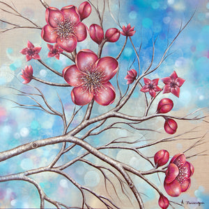 "Heaven Scent Ruby Blossoms"Sold