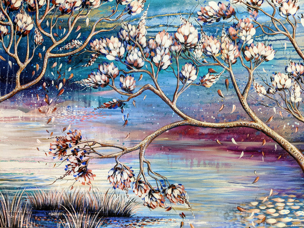 Tranquility Amongst The Blossoms  Print #3