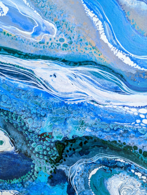 SOLD. Pacific Flow 121 x 60 cm