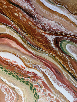 SOLD Rustic Gum Entwined 120 x 60 cm